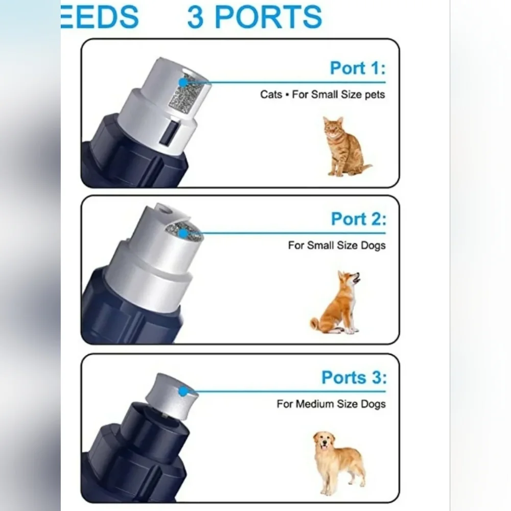 Dog Nail Grinder Clippers cat Professional Pet Nail Trimmer